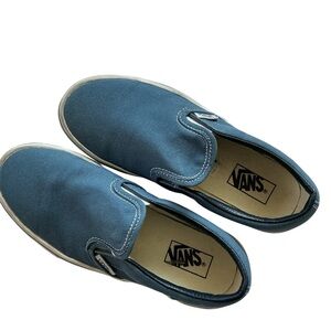 Vans Classic Kids Blue Slip On 500714 Size 3 Unisex